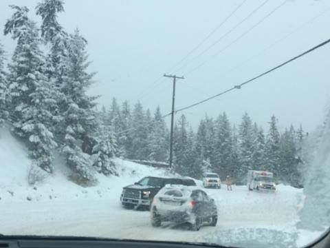 UPDATE: Car crashes into power pole on SilverStar Road | iNFOnews.ca