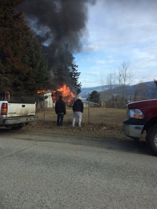 UPDATE: Hot ashes likely cause of Kaleden garage fire | iNFOnews.ca