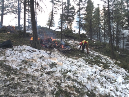 Air quality/venting fire debris burning today | iNFOnews.ca