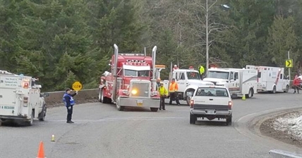 Truck driver found alive after two days trapped in crashed rig in B.C. | iNFOnews.ca