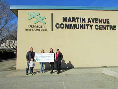 $2242 raised for Okanagan Boys and Girls Clubs | iNFOnews.ca