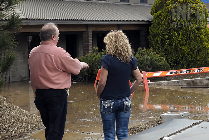 Kelowna businesses flooded as forecast calls for more rain overnight | iNFOnews.ca
