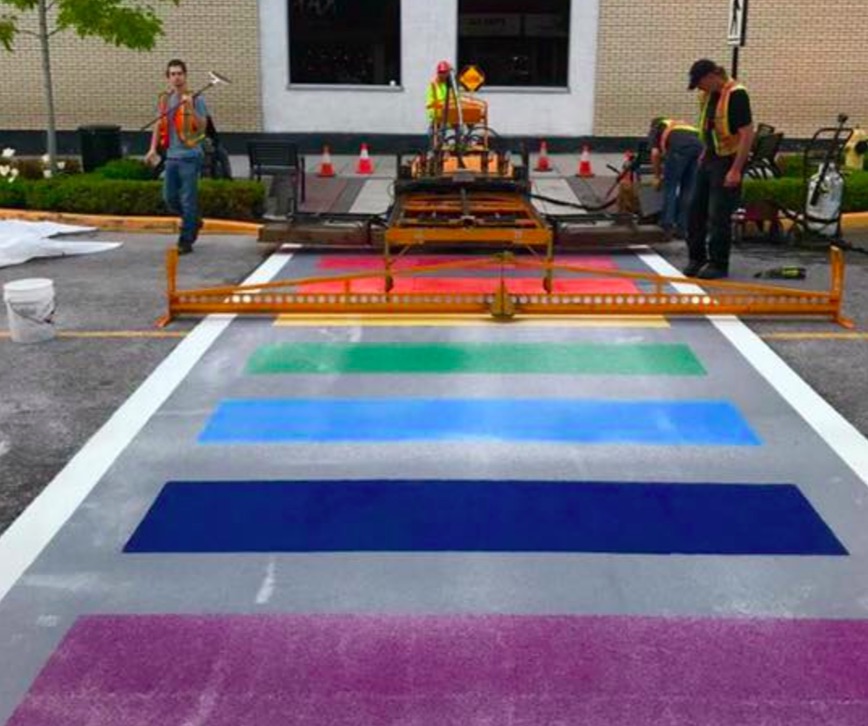 Check out Vernon's new rainbow crosswalk | iNFOnews.ca Check out Vernon's new rainbow crosswalk | iNFOnews.ca