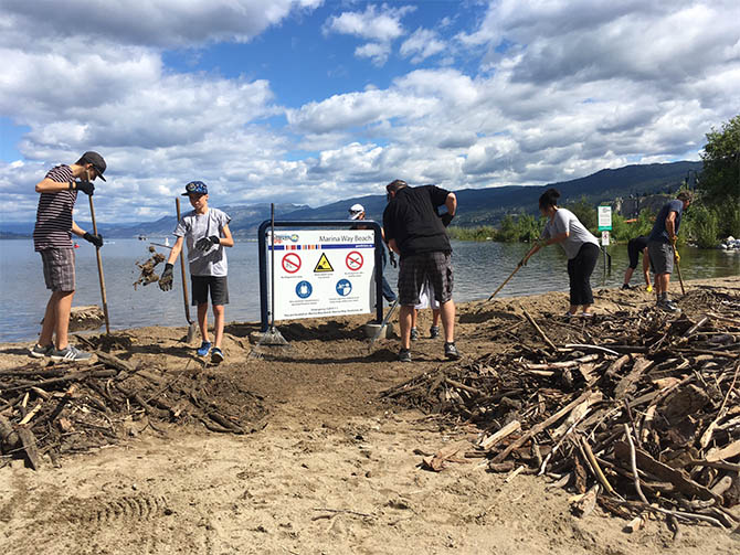 Penticton beach cleanup a big success | iNFOnews.ca Penticton beach cleanup a big success | iNFOnews.ca