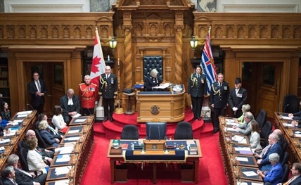 B.C. Liberal party throne speech borrows ideas from the NDP and Greens | iNFOnews.ca