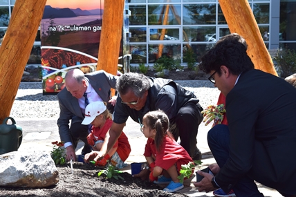 Ribbon cut at new Indigenous garden at Okanagan College | iNFOnews.ca