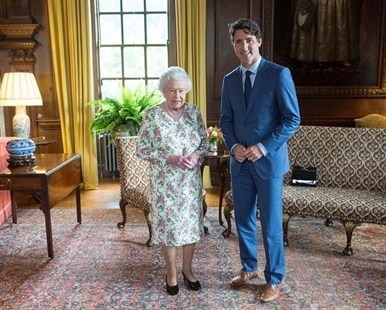 Flag that flew on Parliament Hill on Canada Day gifted to Queen | iNFOnews.ca Flag that flew on Parliament Hill on Canada Day gifted to Queen | iNFOnews.ca