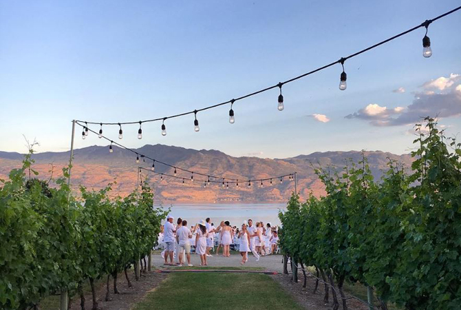 Over 1,000 dressed all in white for annual Diner en Blanc Okanagan | iNFOnews.ca