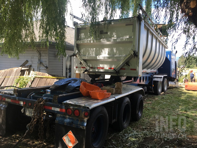 Early morning wake up call for Armstrong couple as semi careens into home | iNFOnews.ca Early morning wake up call for Armstrong couple as semi careens into home | iNFOnews.ca