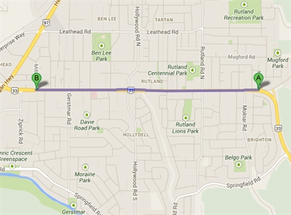 Upgrades continue to Hwy 33 | iNFOnews.ca