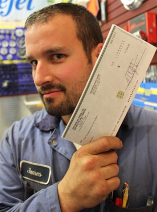 Infotel cash prize winner to use money to pay off vacation bill | iNFOnews.ca