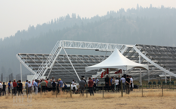 Canada's largest radio telescope introduced at observatory near Penticton | iNFOnews.ca