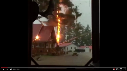 TRENDING NOW: Lightning strike caught on camera | iNFOnews.ca