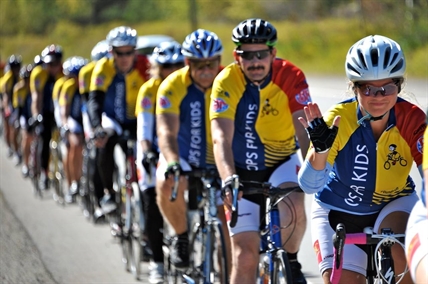 Cops cycle the region to assist kids | iNFOnews.ca