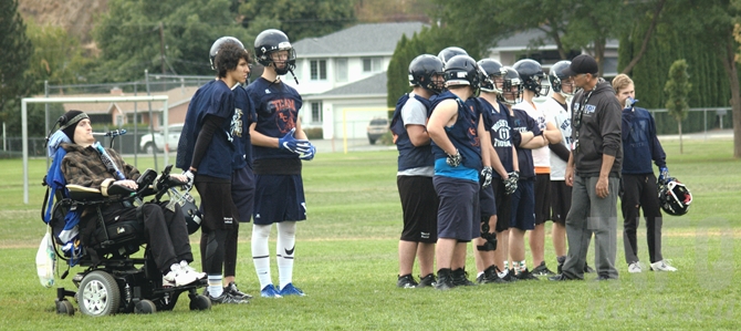 How the determination of a Kamloops football player puts better days in sight | iNFOnews.ca