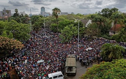 Giddy Zimbabweans gather in capital to march against Mugabe | iNFOnews.ca
