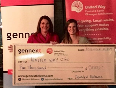GenNext Kelowna donates $5,000 for Youth Initiative Grants | iNFOnews.ca
