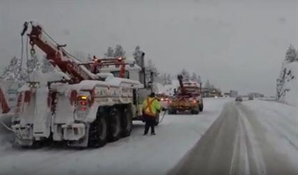 VIDEO: Bad weather sets off B.C. highway crashes, sending four to hospital | iNFOnews.ca