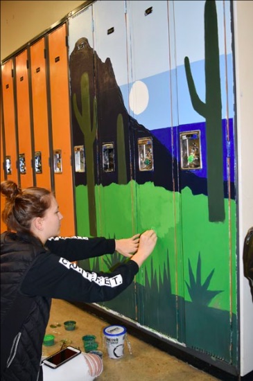 North Okanagan students transform school lockers into works of art | iNFOnews.ca North Okanagan students transform school lockers into works of art | iNFOnews.ca