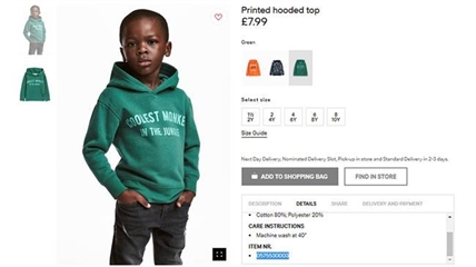 H&M apologizes after racism charges in monkey sweatshirt controversy | iNFOnews.ca H&M apologizes after racism charges in monkey sweatshirt controversy | iNFOnews.ca