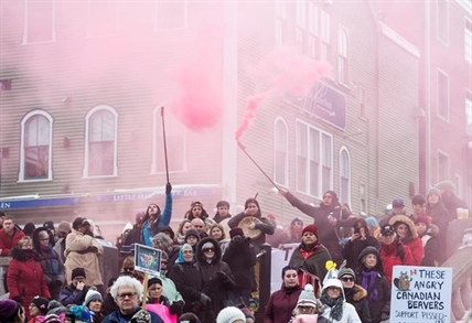 Women's marches underway in Canadian cities, a year after Trump inauguration | iNFOnews.ca