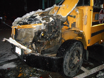 Kelowna teens play demolition derby with school buses | iNFOnews.ca