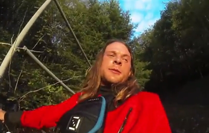 B.C. guy speeds down drainage ditch in kayak | iNFOnews.ca