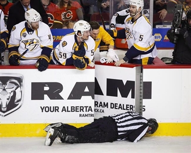 NHL linesman's lawsuit against Flames, defenceman to be handled by league: Judge | iNFOnews.ca NHL linesman's lawsuit against Flames, defenceman to be handled by league: Judge | iNFOnews.ca
