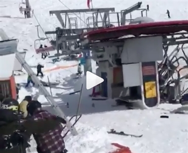VIDEO: Catastrophic lift failure in Georgia sends skiers flying | iNFOnews.ca