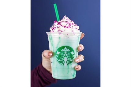 Starbucks offers sparkling Crystal Ball Frappucino for buzz | iNFOnews.ca Starbucks offers sparkling Crystal Ball Frappucino for buzz | iNFOnews.ca