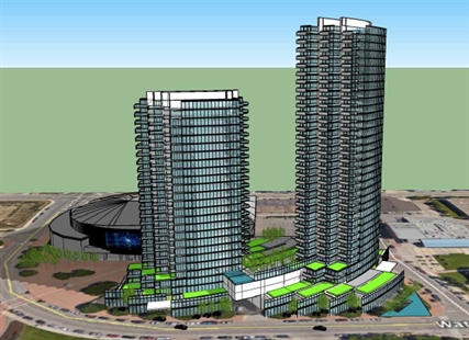 Two high-rise towers proposed for parking lot beside Prospera Place in Kelowna | iNFOnews.ca