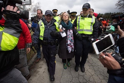 Pipeline protesters including Green leader should face criminal charges: judge | iNFOnews.ca