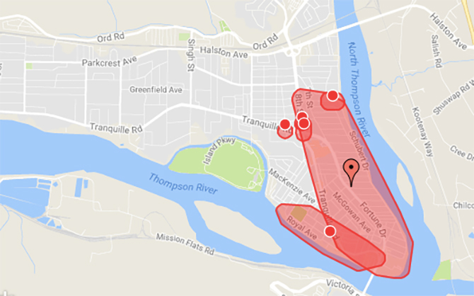 Nearly 3,000 without power on Kamloops's North Shore | iNFOnews.ca