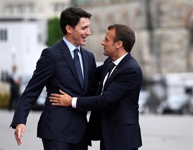 Trudeau, Macron support Trump on North Korea, but promise tough trade talk at G7 | iNFOnews.ca