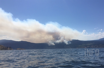 Soaring temperatures, high winds could worsen fires in B.C.'s southern Interior | iNFOnews.ca