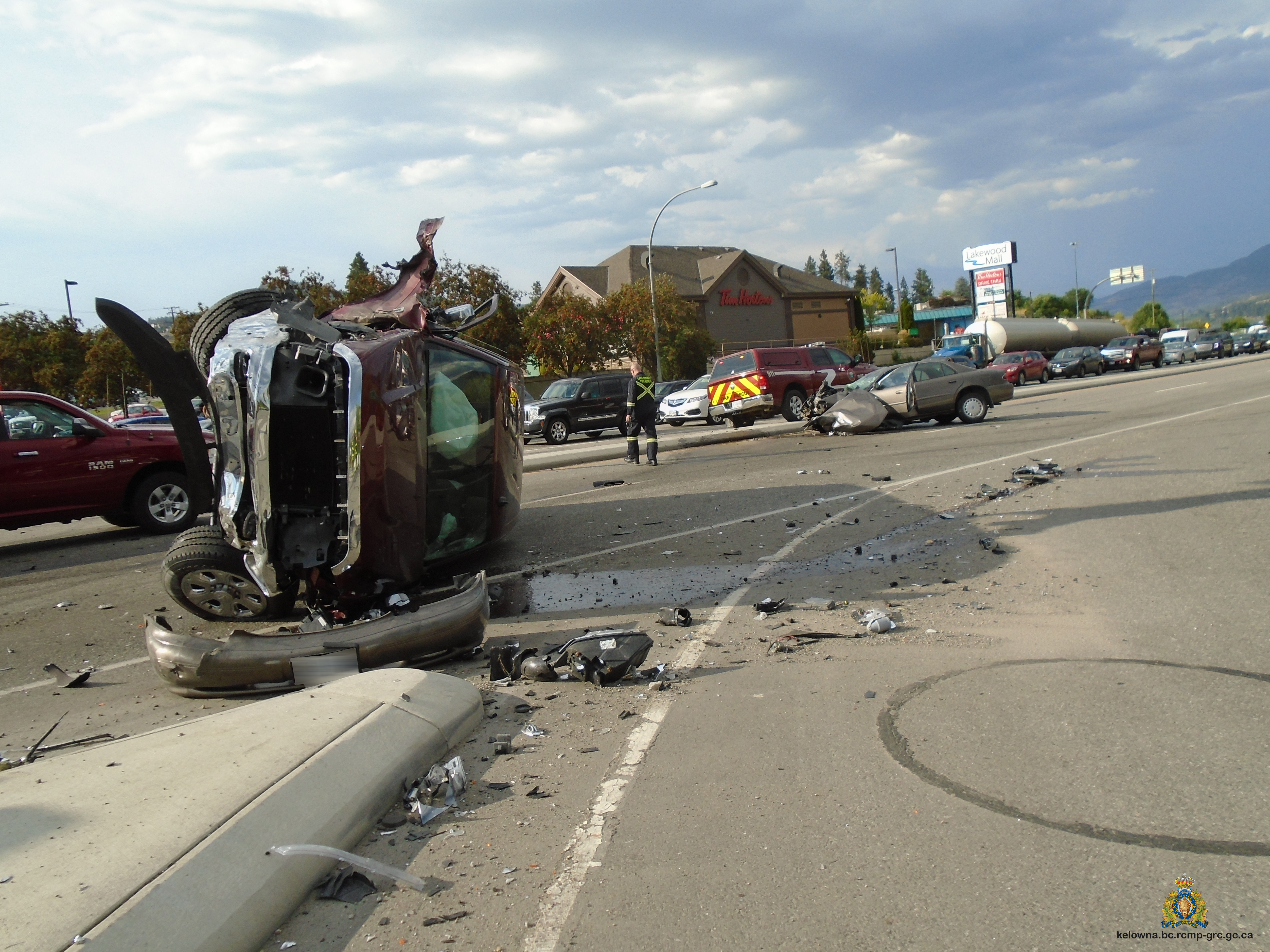 RCMP appeal for witnesses in Highway 97 crash near Lake Country | iNFOnews.ca