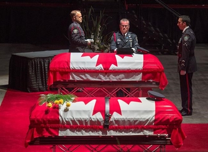 'We will not forget:' Thousands attend funeral fallen Fredericton officers | iNFOnews.ca