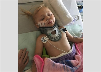 Freak accident: Calgary girl playing in blanket fort paralyzed by broken glass | iNFOnews.ca