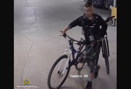 Kelowna RCMP seeking suspect in break-in, bike theft | iNFOnews.ca