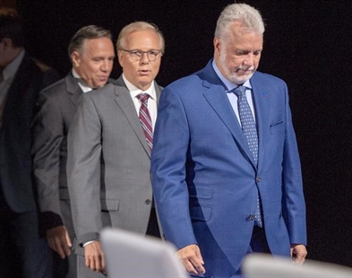 Despite controversy, Quebec leaders take part in first English-language TV debate | iNFOnews.ca Despite controversy, Quebec leaders take part in first English-language TV debate | iNFOnews.ca
