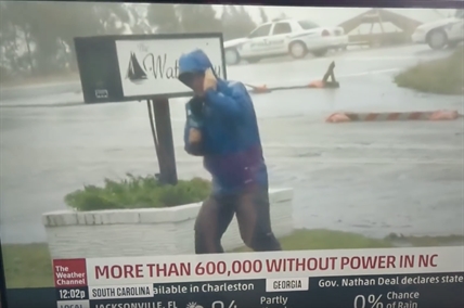 TRENDING NOW: Overly dramatic weather reporter | iNFOnews.ca