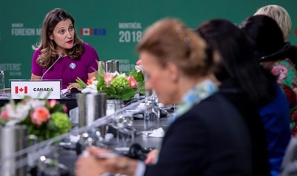 Female foreign ministers meet in Montreal to talk security, gender-based violence | iNFOnews.ca Female foreign ministers meet in Montreal to talk security, gender-based violence | iNFOnews.ca