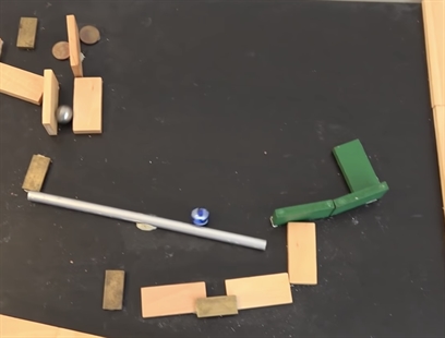 TRENDING NOW: Blue marble stars in a table-top Rube Goldberg machine | iNFOnews.ca