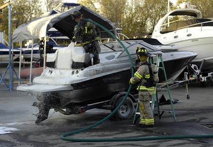 Boat in for repairs catches fire | iNFOnews.ca