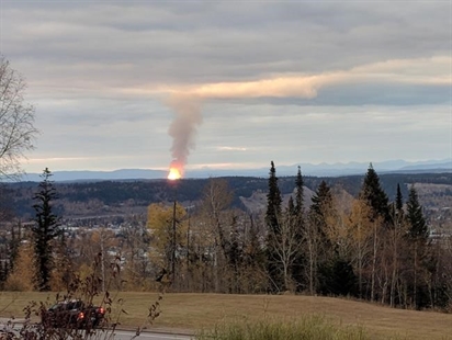UPDATE: Fiery pipeline explosion in B.C. raises possibility of natural gas shortage | iNFOnews.ca UPDATE: Fiery pipeline explosion in B.C. raises possibility of natural gas shortage | iNFOnews.ca