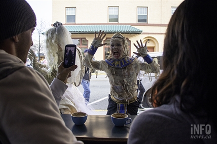 iN PHOTOS: Kamloops zombie walk a "spontaneous community theatre" event | iNFOnews.ca