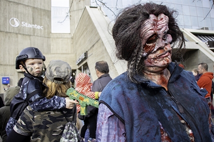 iN PHOTOS: Kamloops zombie walk a "spontaneous community theatre" event | iNFOnews.ca