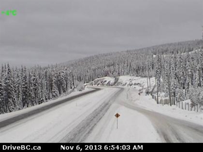 Expect significant snowfall on highway passes | iNFOnews.ca
