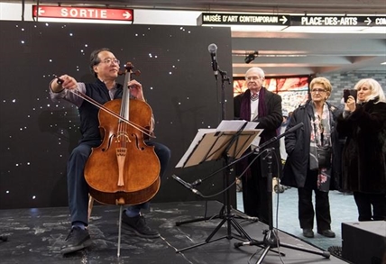 Renowned cellist Yo-Yo Ma to gives free concert in Montreal's subway today | iNFOnews.ca Renowned cellist Yo-Yo Ma to gives free concert in Montreal's subway today | iNFOnews.ca