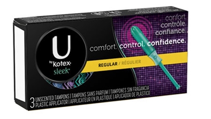 U by Kotex Sleek tampons recalled in Canada and the U.S., company says | iNFOnews.ca